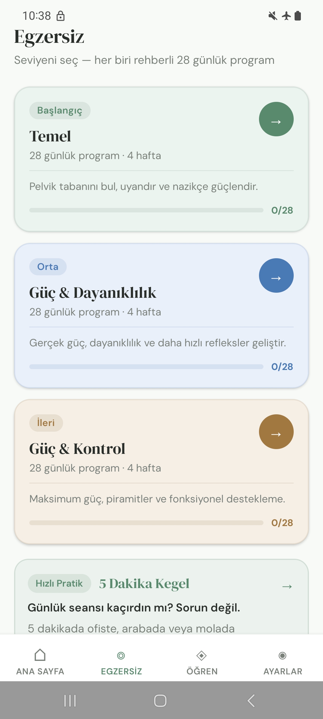 Egzersiz